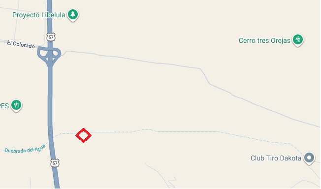 Mapa de ubicación Áridos Quilapilún